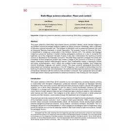 Both-Ways science education: Place and context