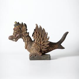 Winged naga with fishtail