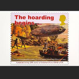  The hoarding begins - Cook stole the Gweagal shield, 29 April 1770. It has remained in the British Museum ever since.