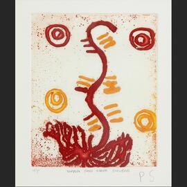 Wirnpa manu Ngapa Jukurrpa [Lightning and rain Dreaming]