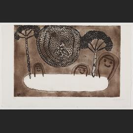 Bubble bubble - Manggatheng Ngarranggarni [Spider in the Dreamtime as a spiritman]