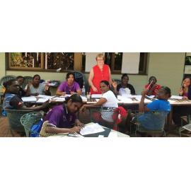 Art class Lorraine Connell