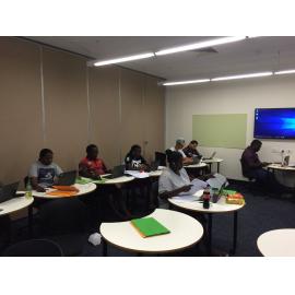 Classroom work at Casuarina campus