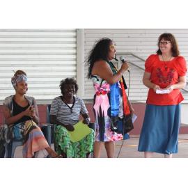 Alice Eather, Cindy Jinmarabynana, Helena, Tracey Egan