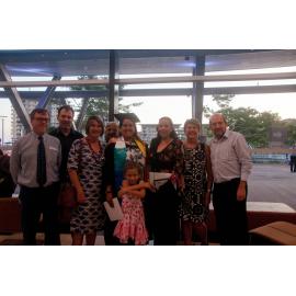 Nikita, family Catholic Ed officials, CDU GOO staff