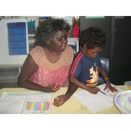 Roberta at work