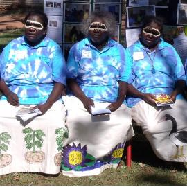 Alanga Nganbe, Ursula Kintharri, Francella Bunduck Thamarrurr Wadeye BTLIN 2010