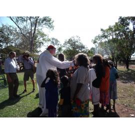 Cardinal Pell Wadeye children