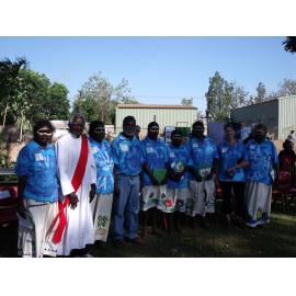 Francella Bunduck, Martina Mullumbuk, Sandra Huddlestone, Tobias Ngambe, Alanga Nganbe, Ursla Kintharri, Millie Lantjin, Sheila Tchinburur