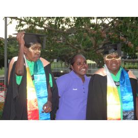 Wadeye graduates with Freda Bunduck