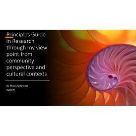 Principles Guide to Research