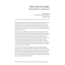 The Turtuni Story:  Representing Tiwi cultural values