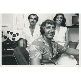 John Abell with two others